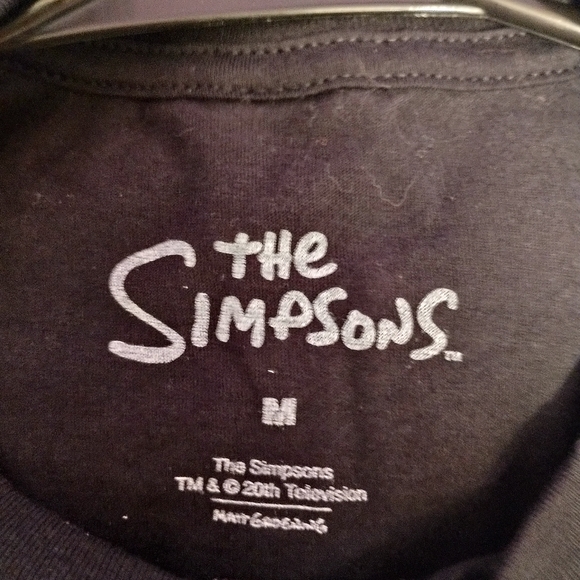 Glow in the dark Halloween Simpsons t-shirt. - Picture 2 of 3